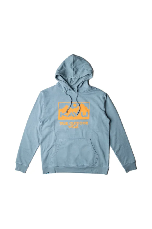 hoodie in warm teals -KAVU Core Hoodie