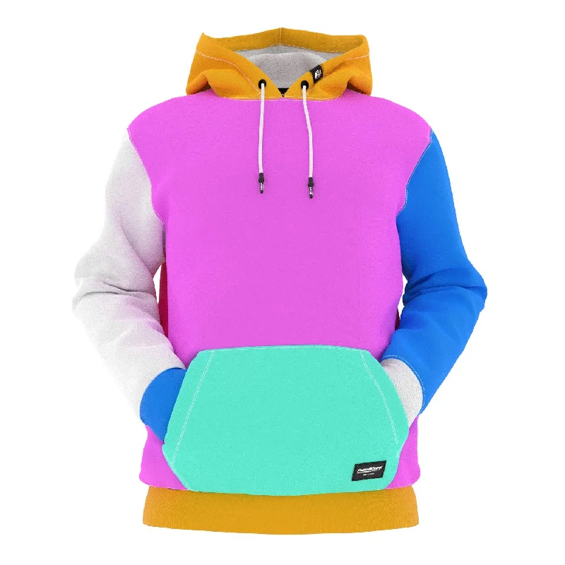 hoodie with wave panel -Day In Light Hoodie