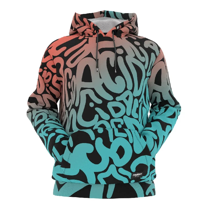 hoodie with knot trimline -Acidic Hoodie