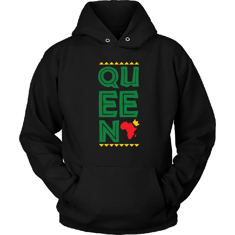 hoodie with ribbon border -Royal Queen Hoodie