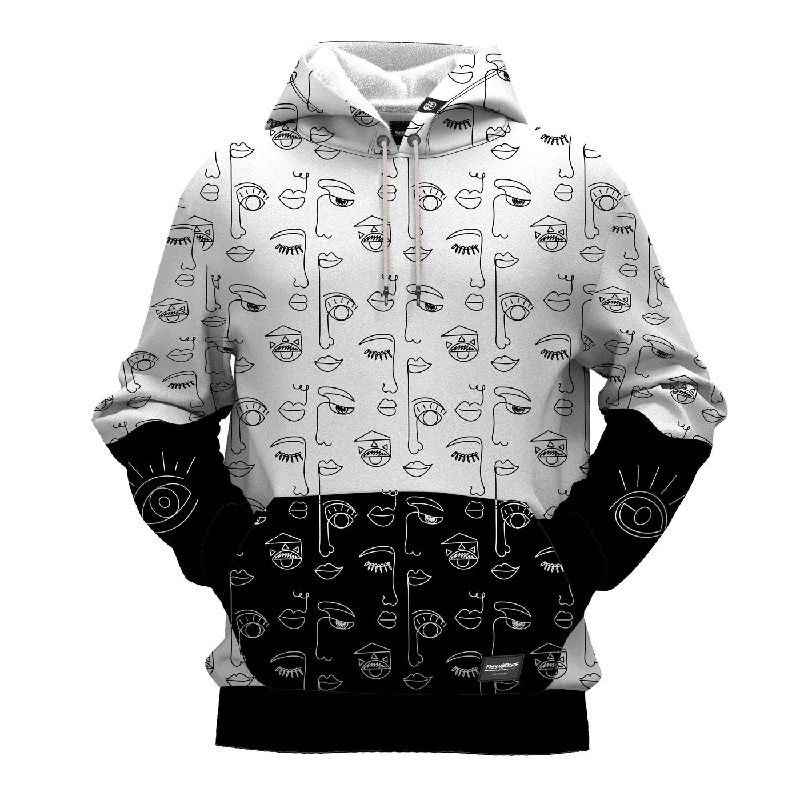 hoodie for fall trips -Faces Hoodie