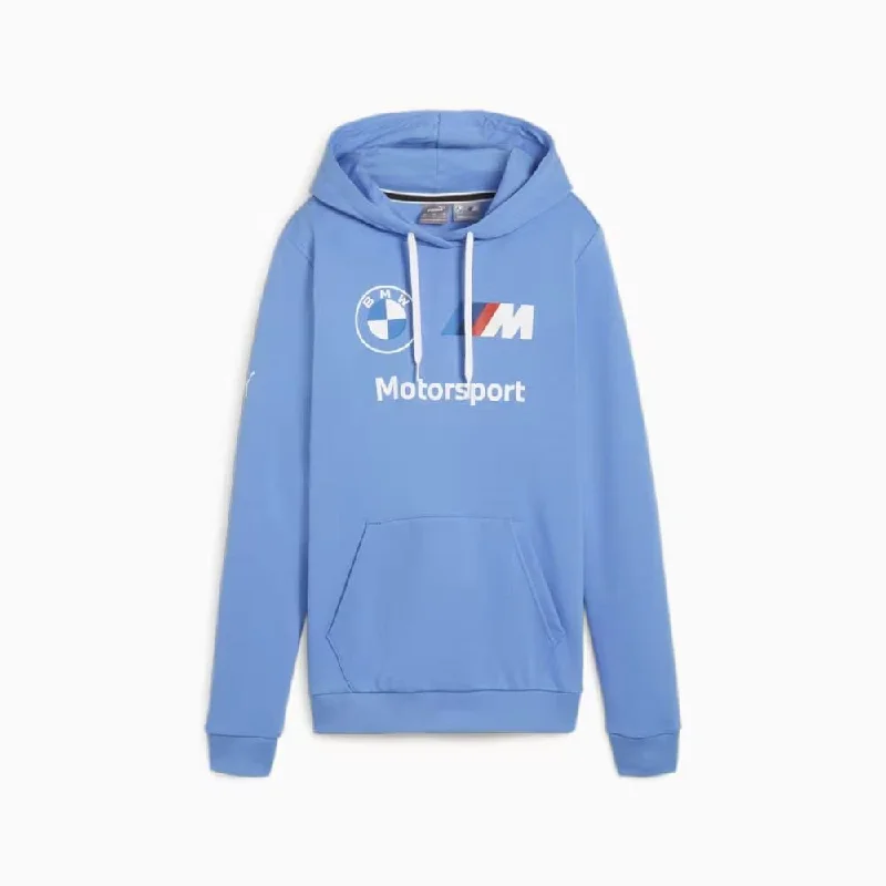 hoodie in deep pinks -Puma Womens Bmw Mms Ess Hoodie Ft Blue