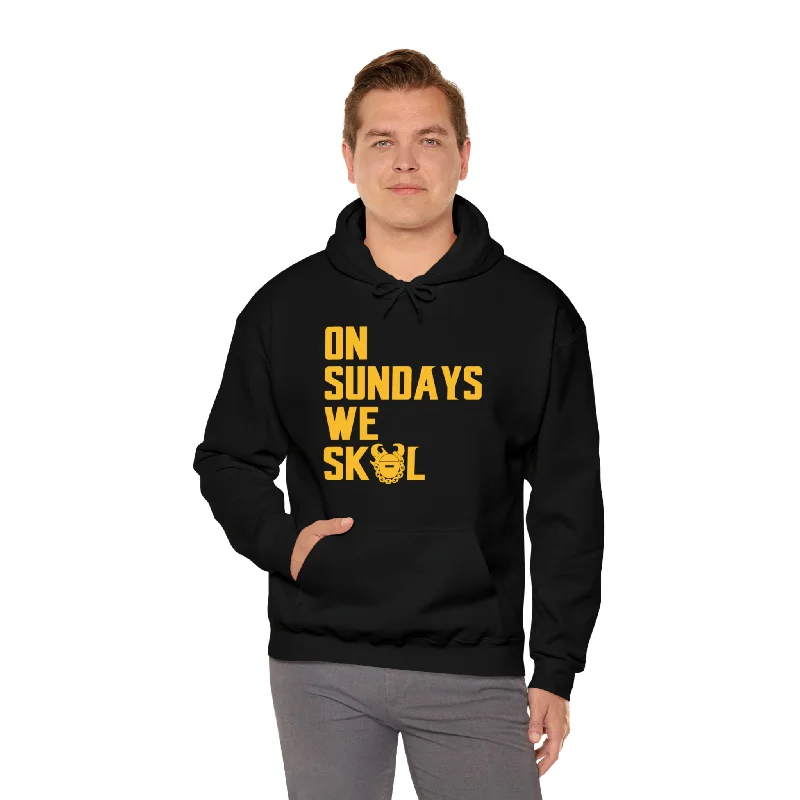 hoodie in light plums -Unisex Heavy Blend™ Hoodie - On Sundays