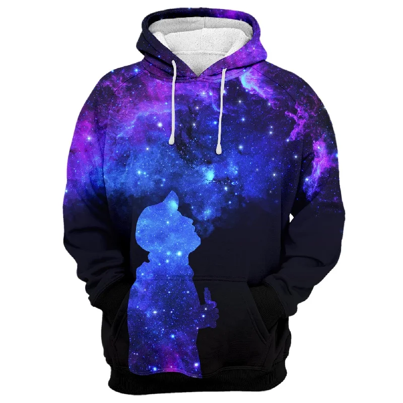 hoodie in soft blues -Vape Hoodie