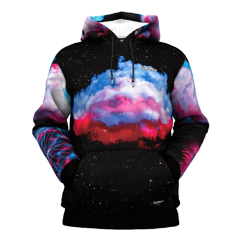 hoodie for evening outings -Floating In Space Hoodie