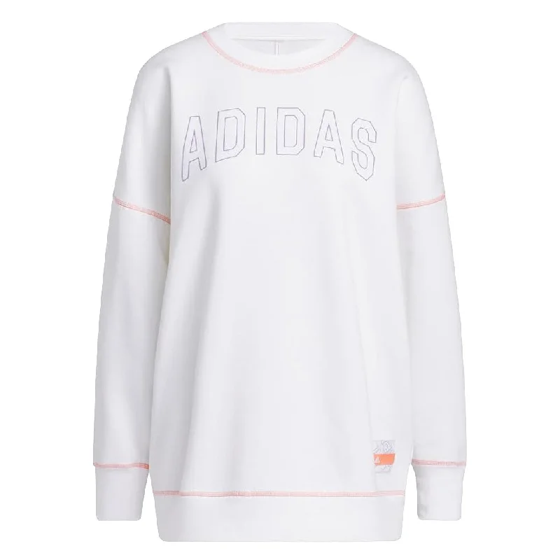 jacket soft leather -adidas - Women's Statement Boyfriend Crew Sweatshirt (IC1644)