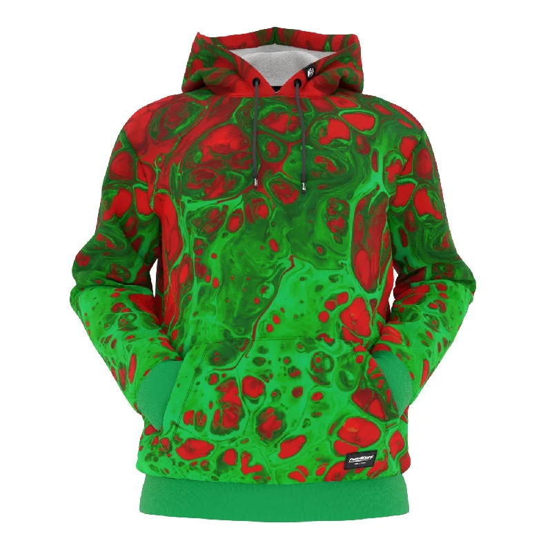 hoodie for cozy strolls -Alien Fluid Hoodie