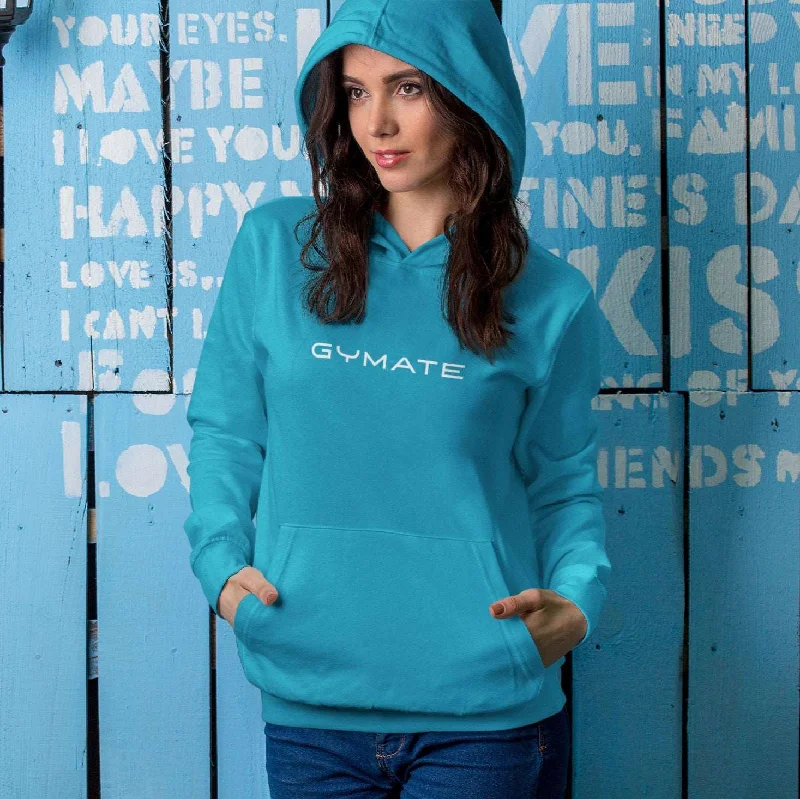 Designer Womens Blue Hoodies Original Gymate ctr/large