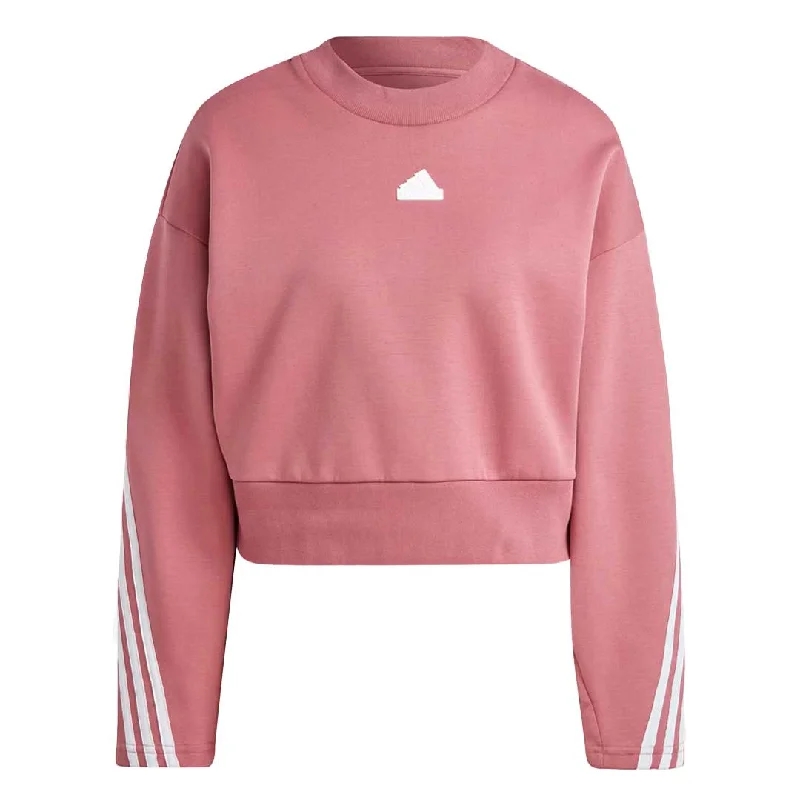 jacket cozy fabric -adidas - Women's Future Icons 3-Stripes Sweatshirt (IB8498)