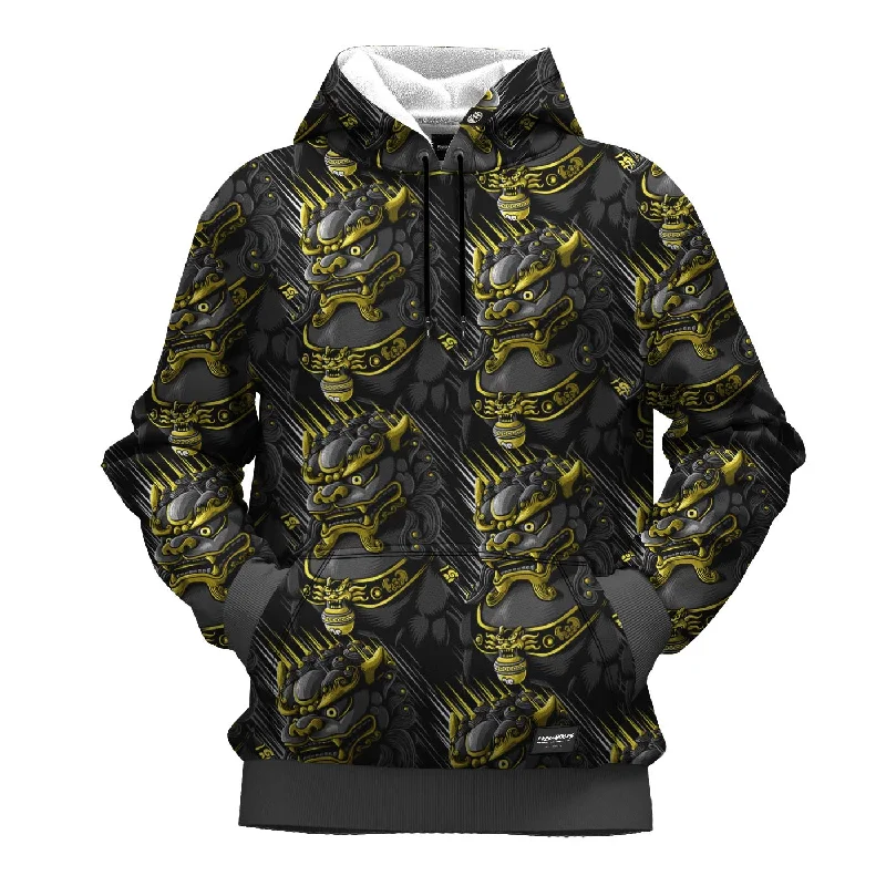 hoodie in light plums -Golden Dragon Hoodie