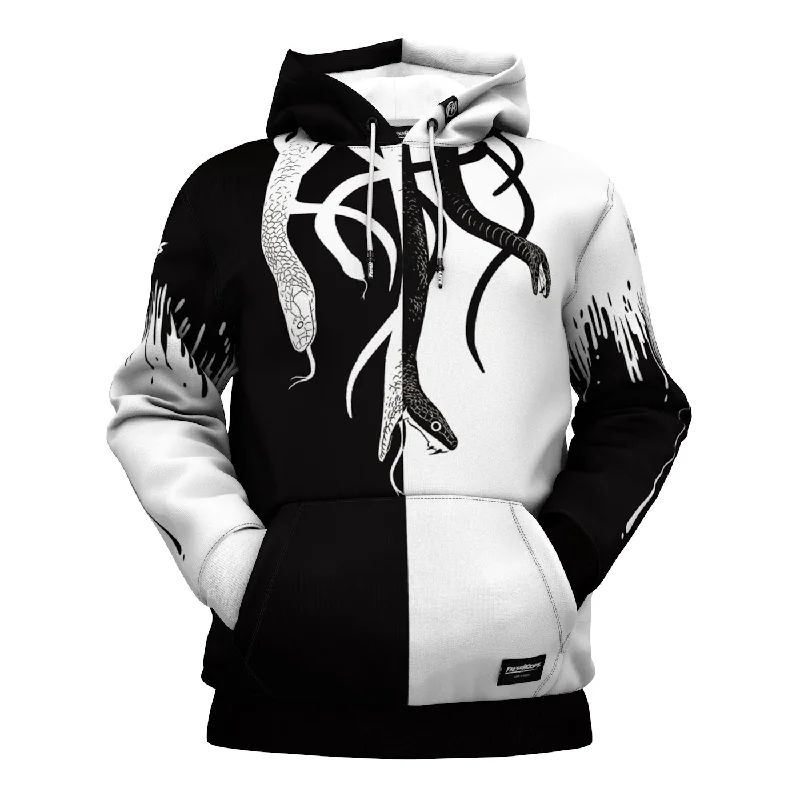 hoodie for evening strolls -Snake Attack Hoodie