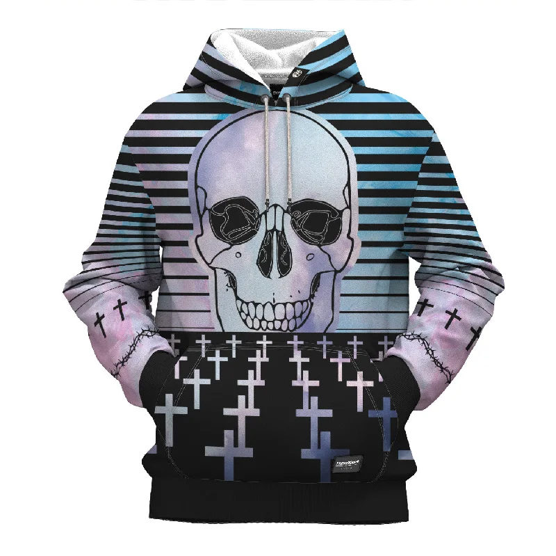 hoodie in soft navies -Crosses Hoodie