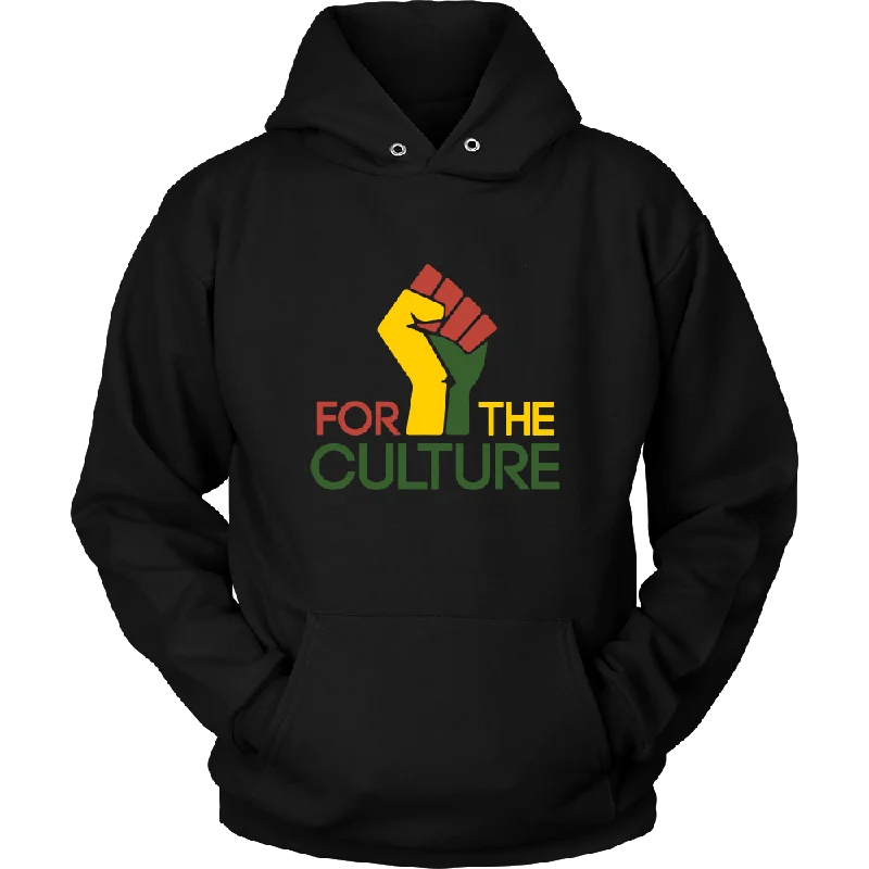 hoodie with ruffle edge -For The Culture Hoodie