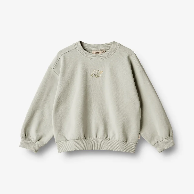 jacket casual fit -Sweatshirt Embroidery Eliza - sea mist