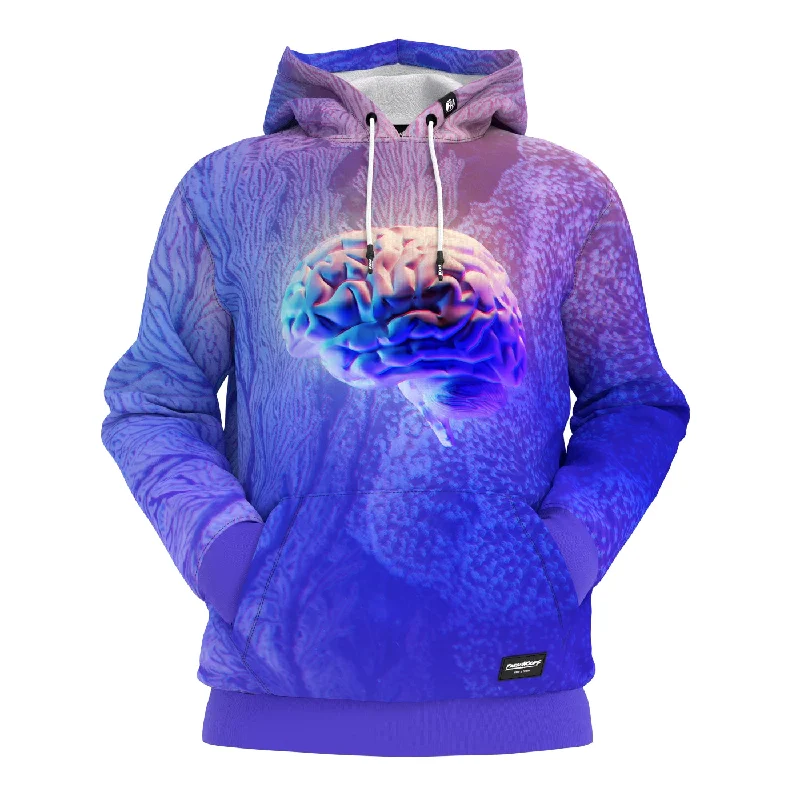 hoodie in bold pinks -Brainstorm Hoodie