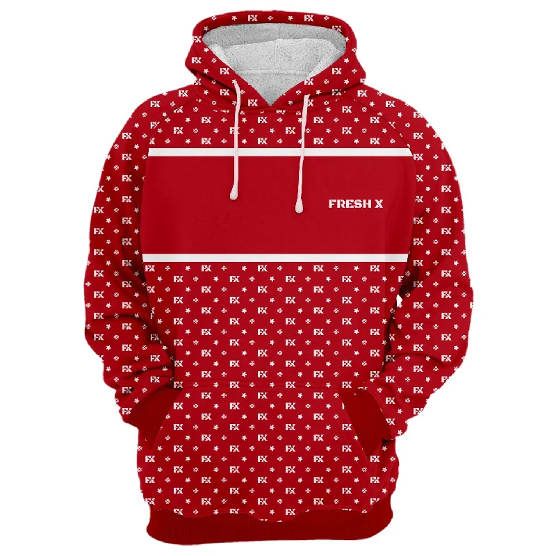 hoodie with ruffle outline -FX Hoodie