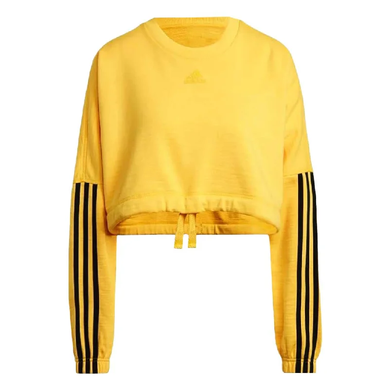 jacket trendy leather -adidas - Women's Dance Crop Versatile Sweatshirt (IC6688)