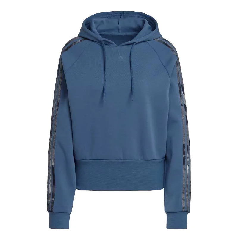 hoodie for rainy evenings -adidas - Women's Allover Print Hoodie (HP0792)