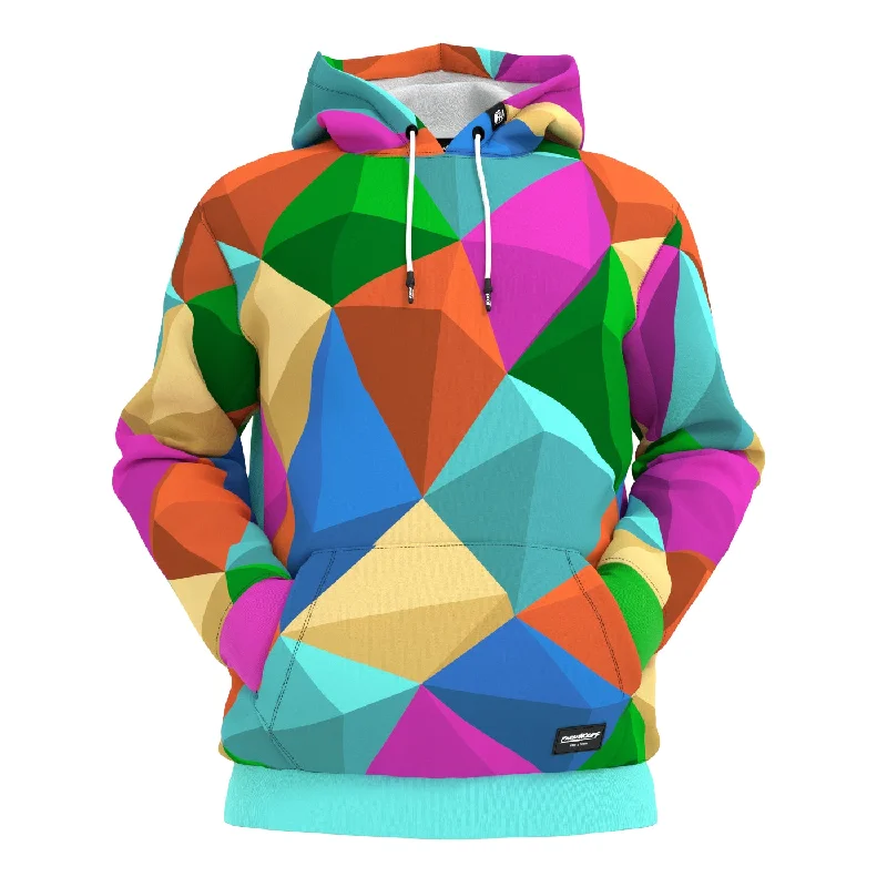 hoodie in light purples -Cubes Cheerful Hoodie