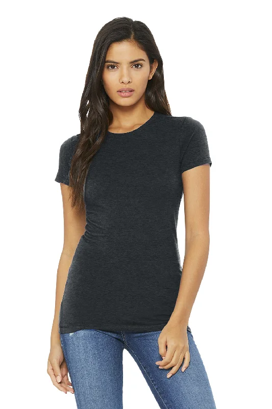 heather grey t-shirts versatile -Bella + Canvas Womens The Favorite Short Sleeve Crewneck T-Shirt - Heather Dark Grey