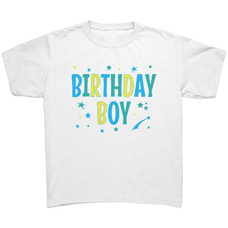 lilac t-shirts for women -BIRTHDAY BOY Youth Short Sleeve T-Shirt