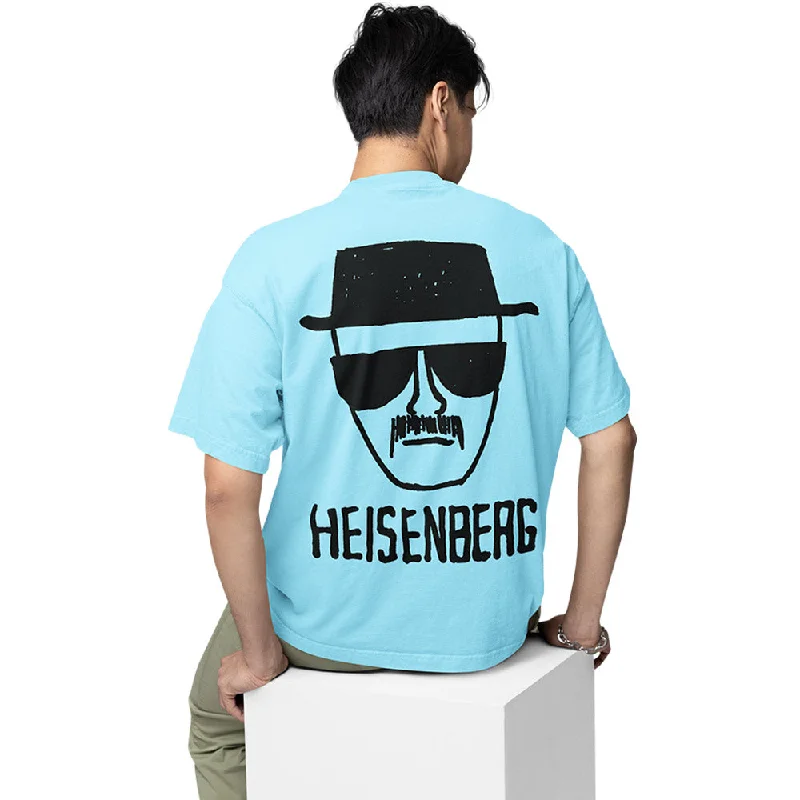 charcoal slim fit t-shirts sleek -Breaking Bad Oversized T shirt - Heisenberg