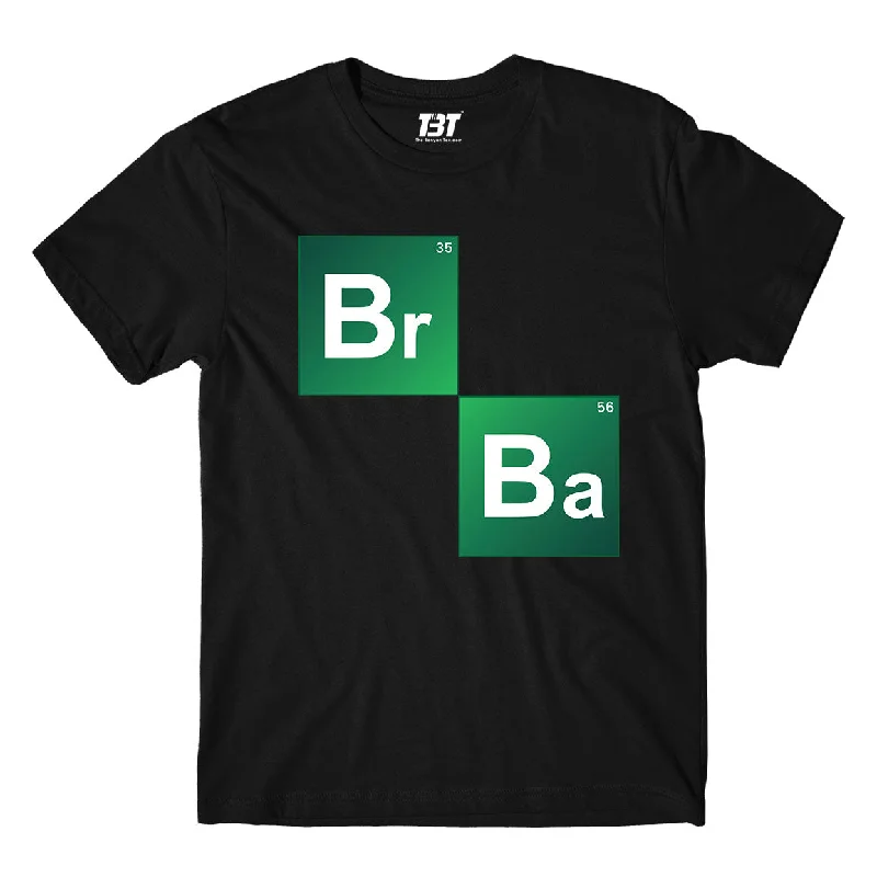 charcoal v-neck t-shirts trendy -Breaking Bad T shirt - Br-Ba