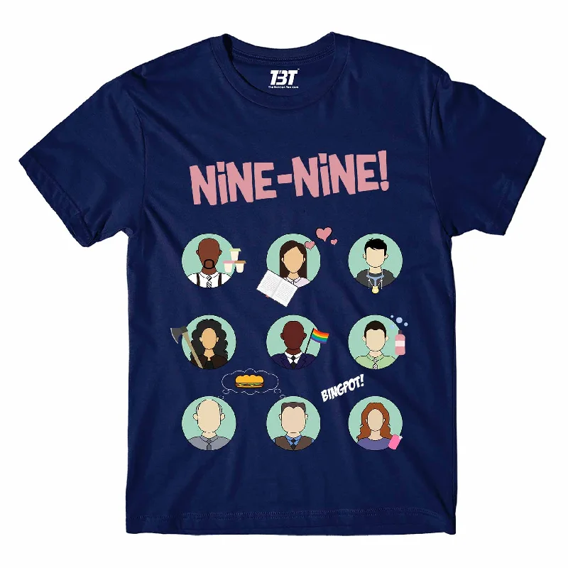 retro game t-shirts geek -Brooklyn Nine-Nine T shirt - Nine-Nine Squad