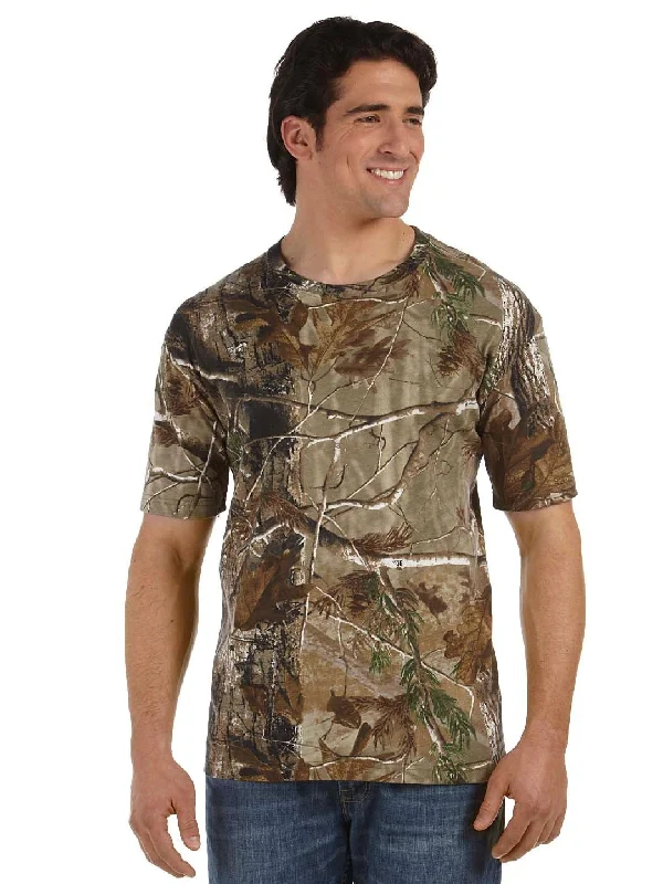 heather grey t-shirts for kids -Code V Realtree Camouflage T-Shirt