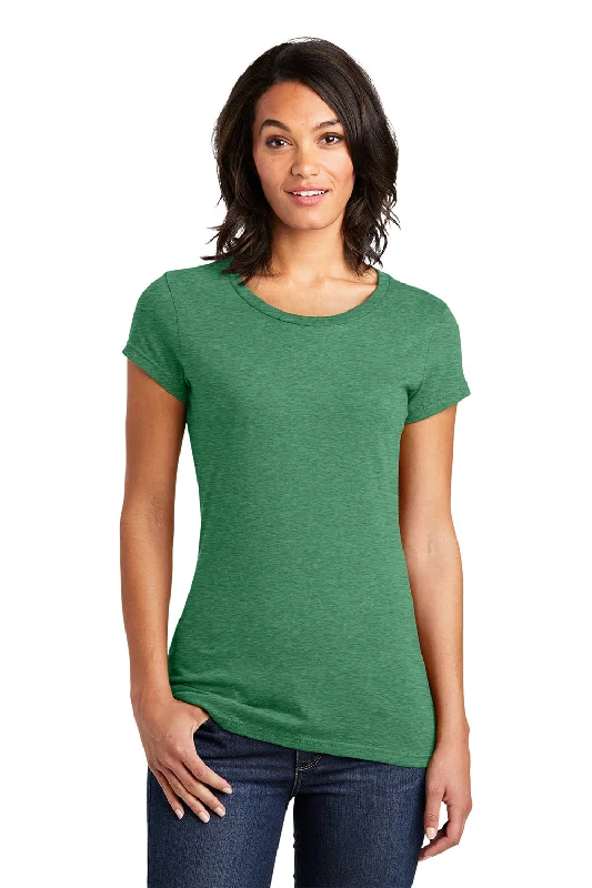 soft lavender t-shirts chic -District Womens Very Important Short Sleeve Crewneck T-Shirt - Heather Kelly Green