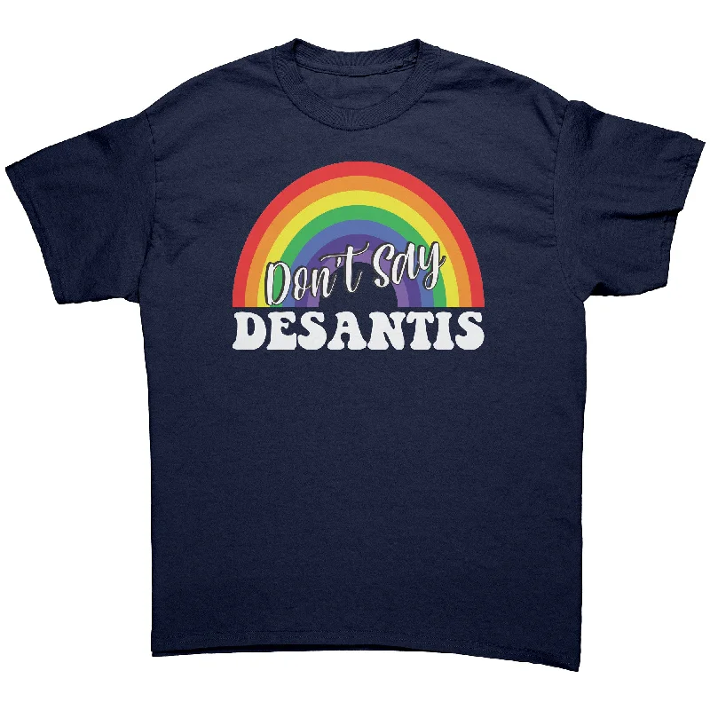 striped red t-shirts classic -DON'T SAY DESANTIS Unisex T-Shirt