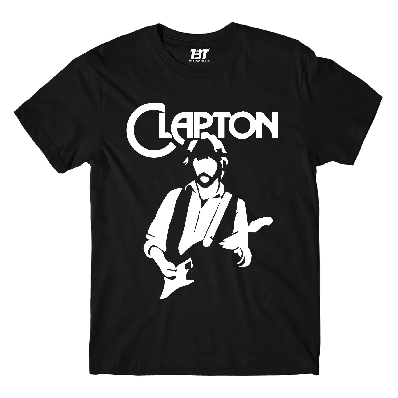 lilac oversized t-shirts relaxed -Eric Clapton T shirt - Clapton