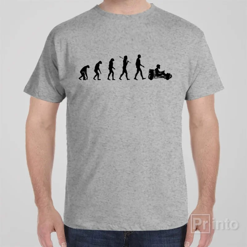 quirky food t-shirts cute -Evolution of Go-kart - T-shirt