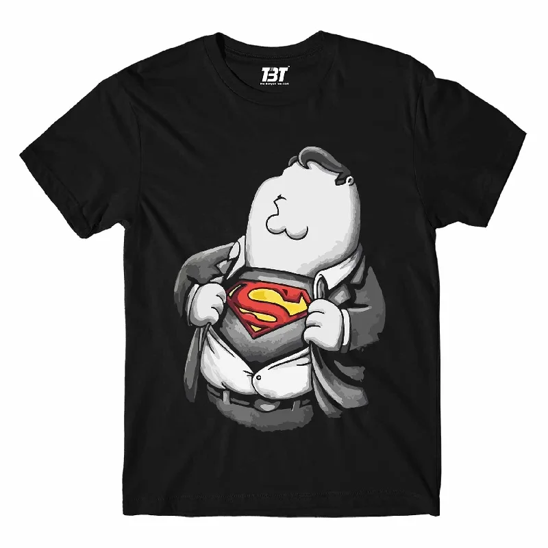 eco-friendly hemp t-shirts green -Family Guy T shirt - Super Guy