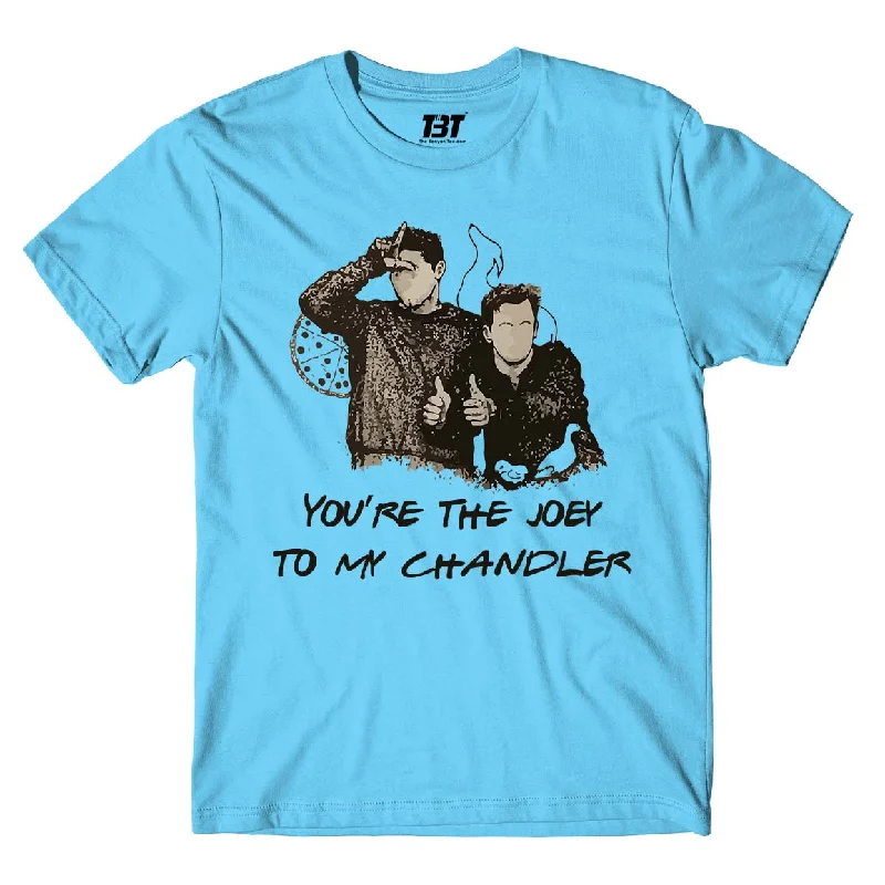 camo crew neck t-shirts tough -Friends T shirt - Joey To My Chandler