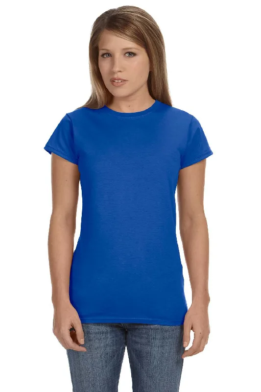 eco-friendly hemp t-shirts green -Gildan Womens Softstyle Short Sleeve Crewneck T-Shirt - Royal Blue