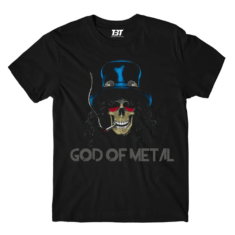 eco cotton t-shirts comfy -Guns N' Roses T shirt - God Of Metal - Slash