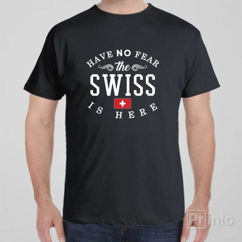 soft lavender t-shirts chic -Have no fear, The Swiss is here - T-shirt