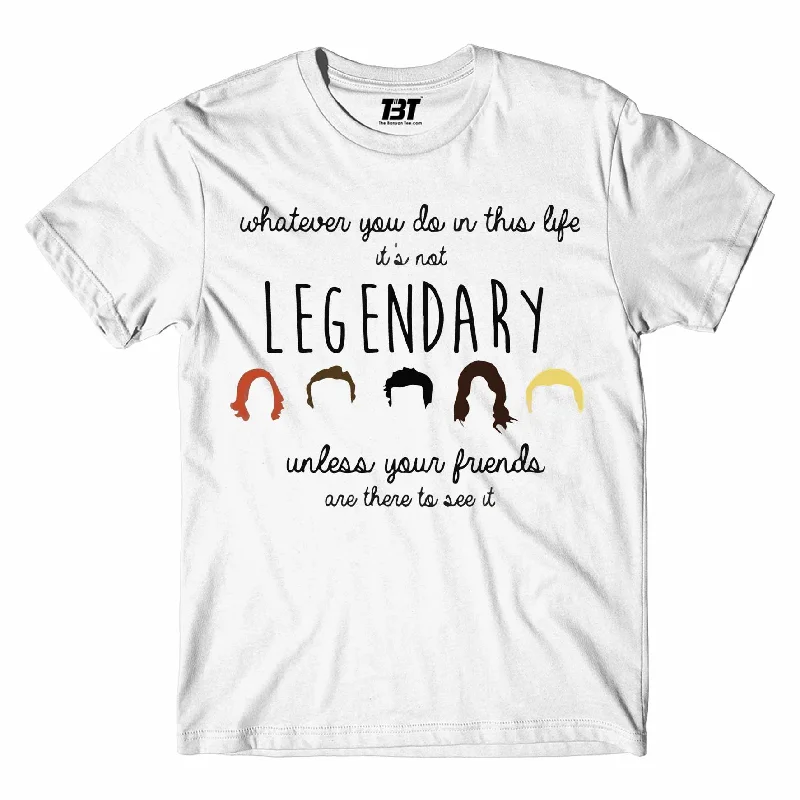 heather grey t-shirts versatile -How I Met Your Mother T shirt - Legendary Quote