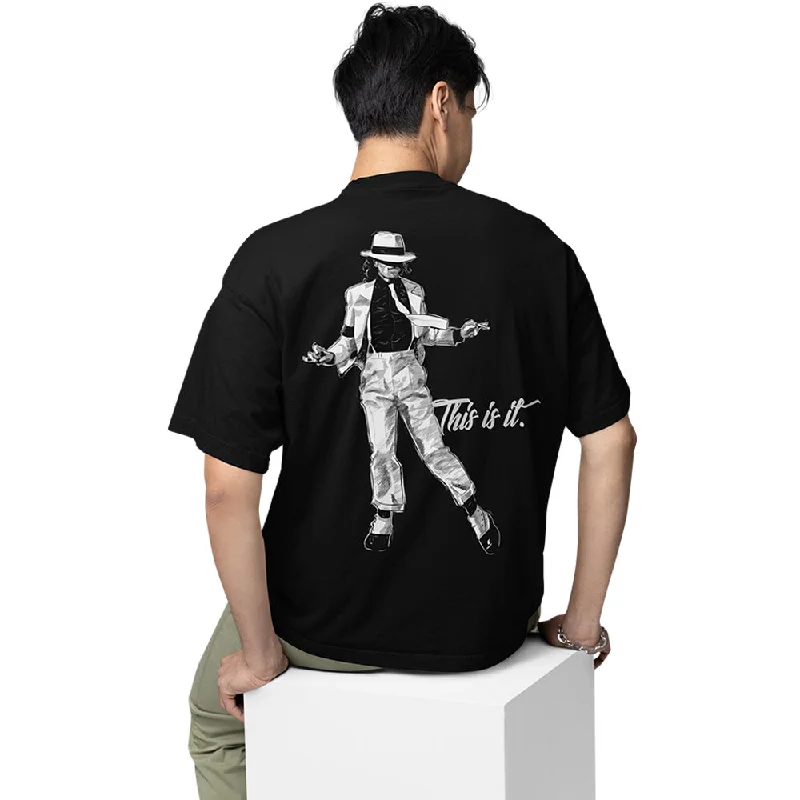 personalized name t-shirts unique -Michael Jackson Oversized T shirt - This Is it