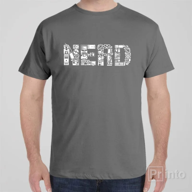 quirky nature t-shirts fun -Nerd - T-shirt