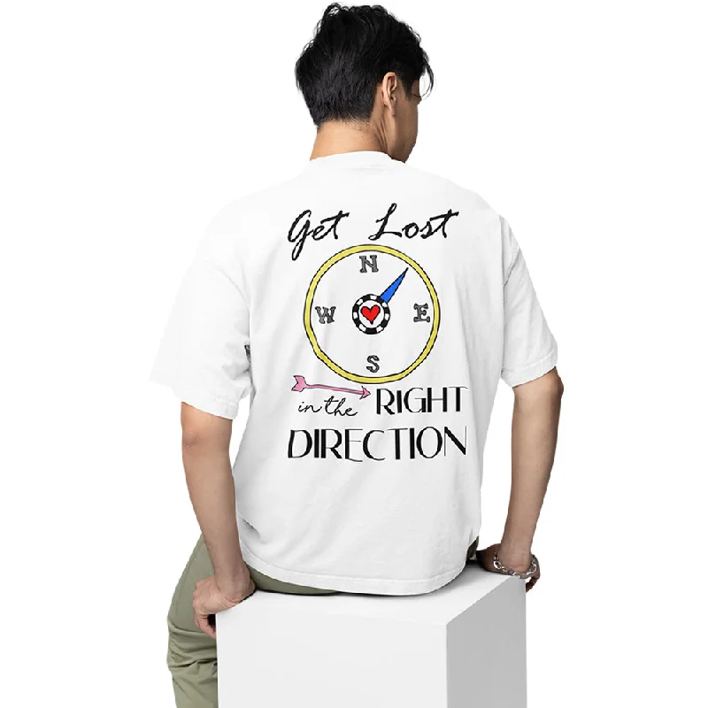 soft lavender t-shirts trendy -One Direction Oversized T shirt - Right Direction