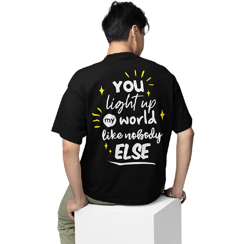 heather grey t-shirts relaxed -One Direction Oversized T shirt - You Light Up My World