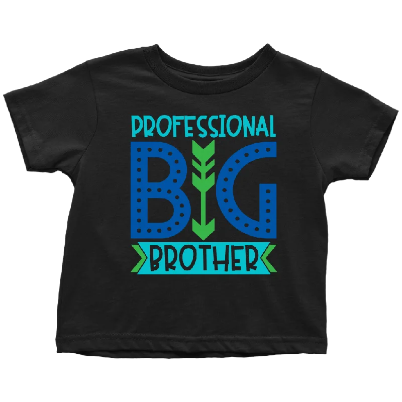 pastel pink t-shirts soft -PROFESSIONAL BIG BROTHER Toddler T-Shirt