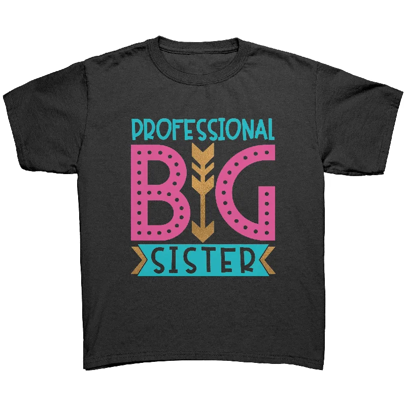 lilac slim fit t-shirts stylish -PROFESSIONAL BIG SISTER Youth / Child T-Shirt