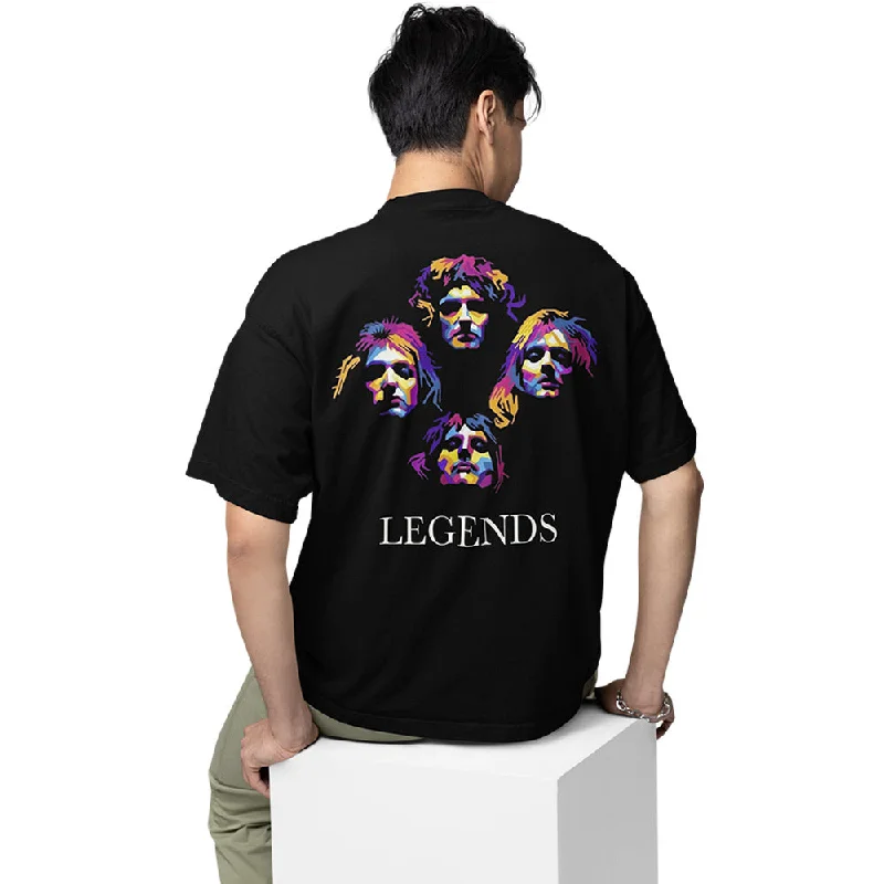 soft lavender t-shirts chic -Queen Oversized T shirt - Legends