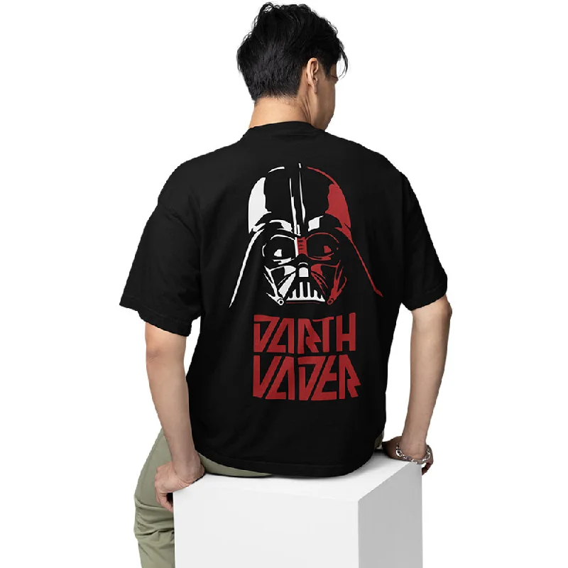 retro game t-shirts geek -Star Wars Oversized T shirt - Darth Vader