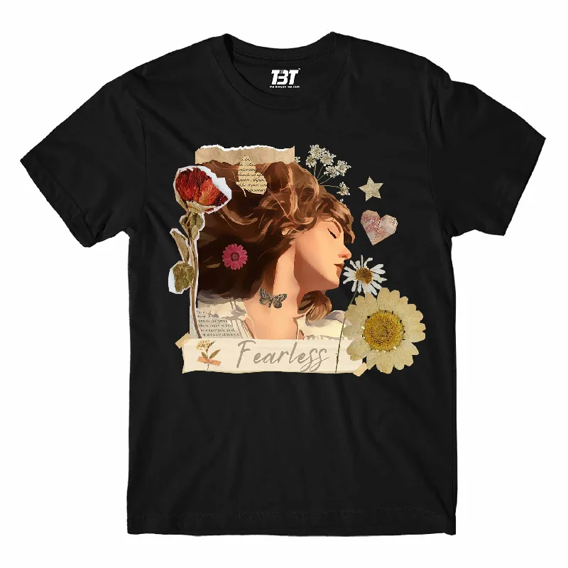 soft beige t-shirts stylish -Taylor Swift T shirt - Fearless