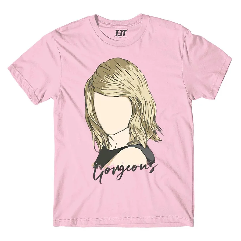 heathered navy t-shirts casual -Taylor Swift T shirt - Gorgeous