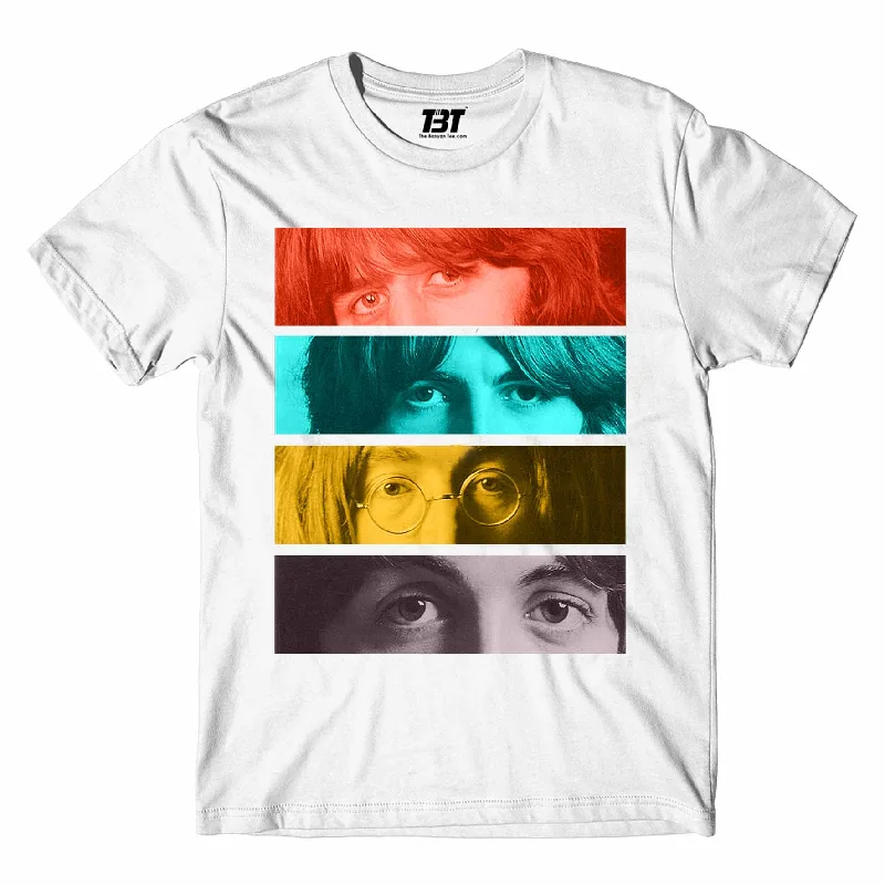 aqua v-neck t-shirts vibrant -The Beatles T shirt - Legends